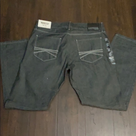 NWT Men Express 32x30 ROCCO Slim Straight Leg - Picture 5 of 11